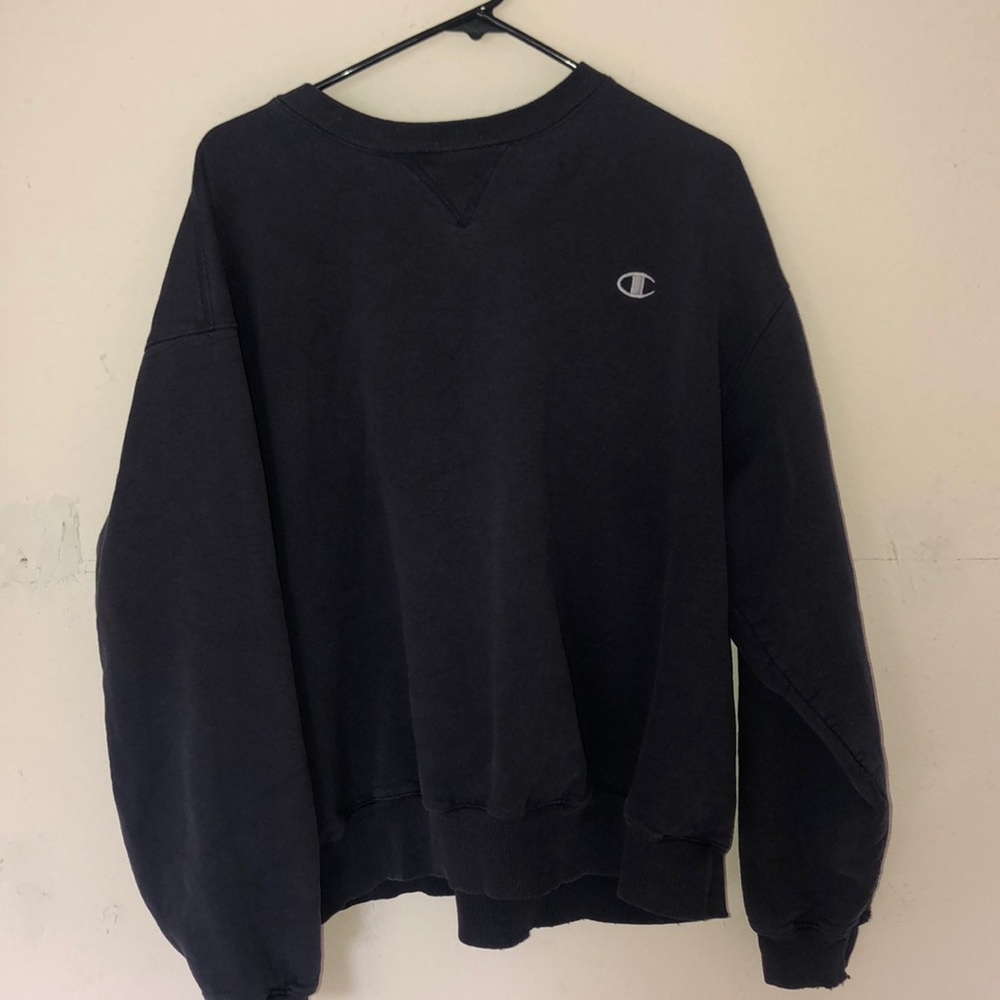 Navy Blue Champion Sweatshirt